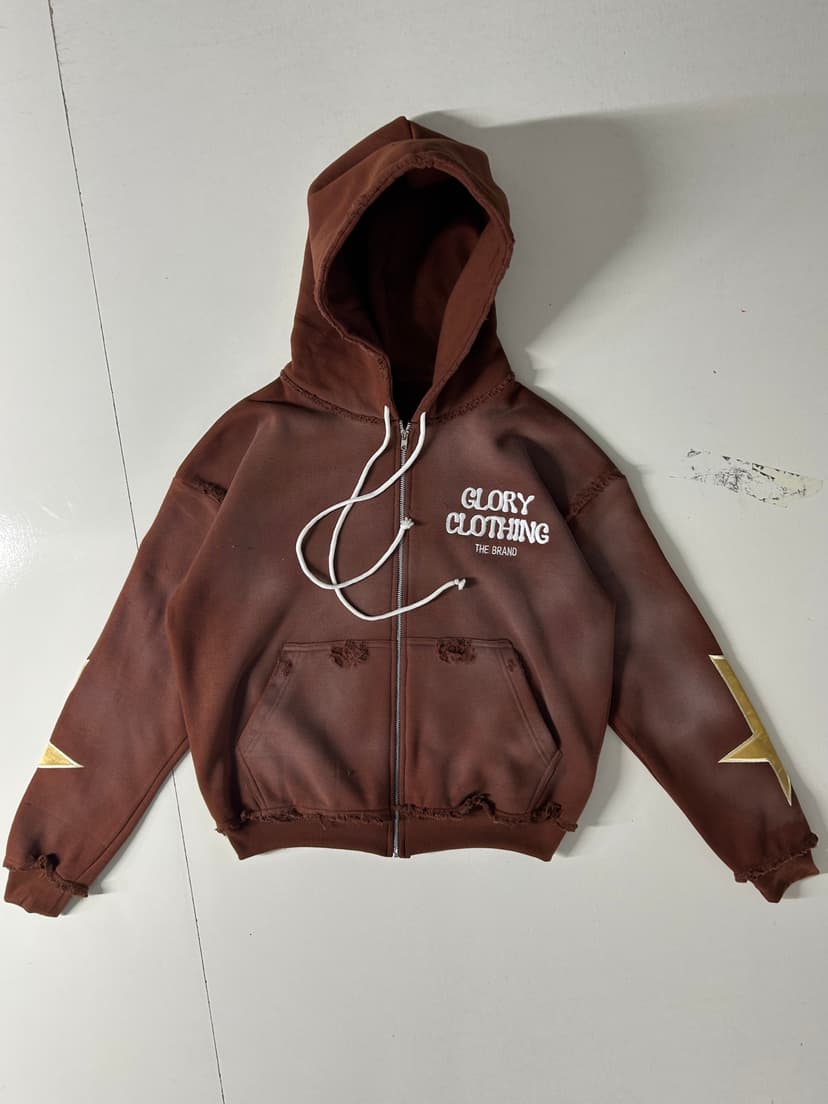 Brown Inside-Out Glory Hoodie