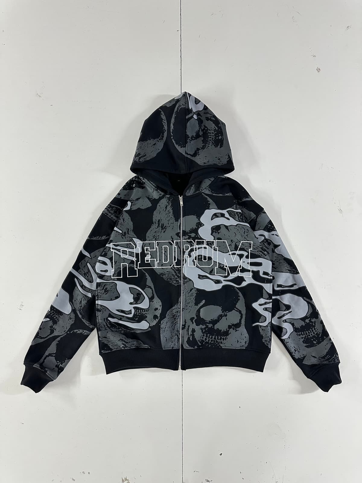 Redrum Skull Camo Hoodie