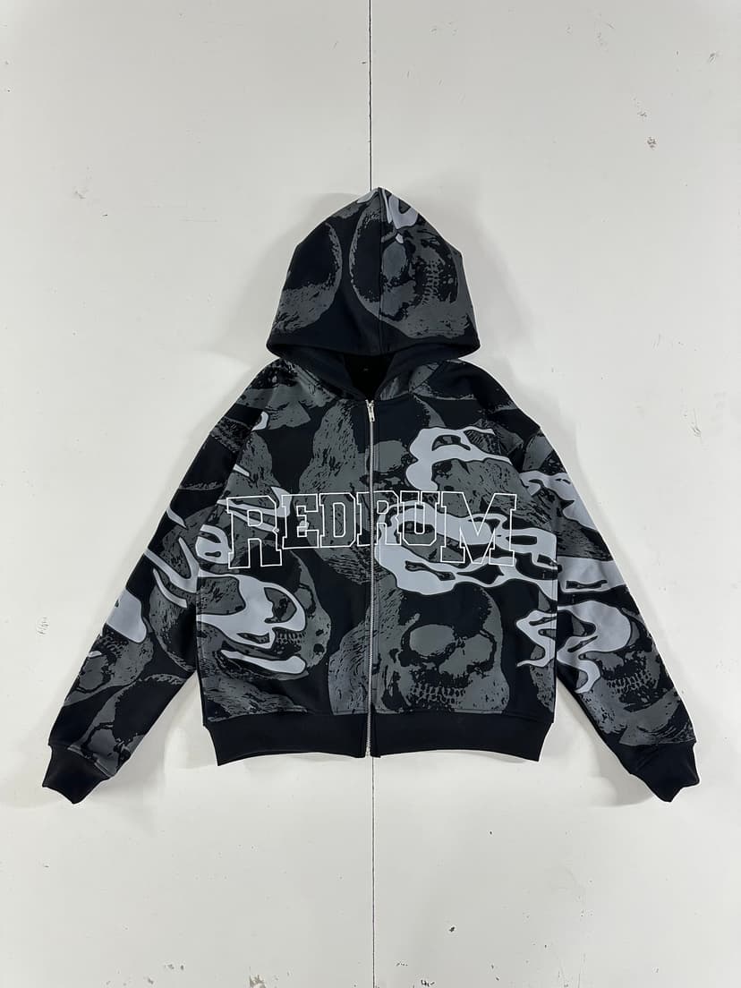 Redrum Skull Camo Hoodie