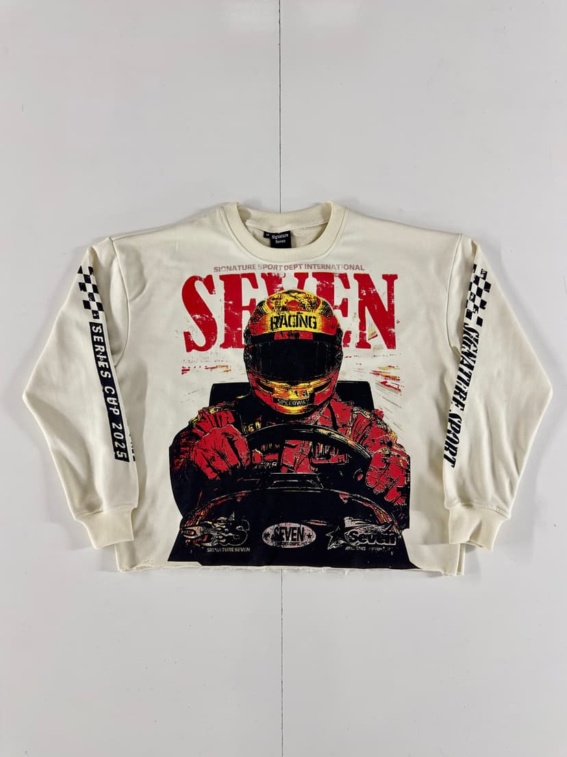 Seven Racing Graphic Top (Cream)