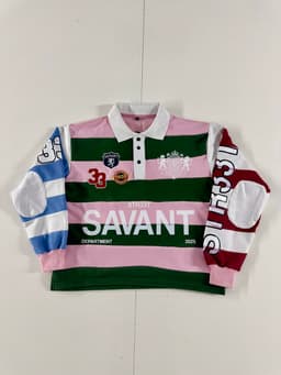Savant Multicolour Patch Rugby Shirt