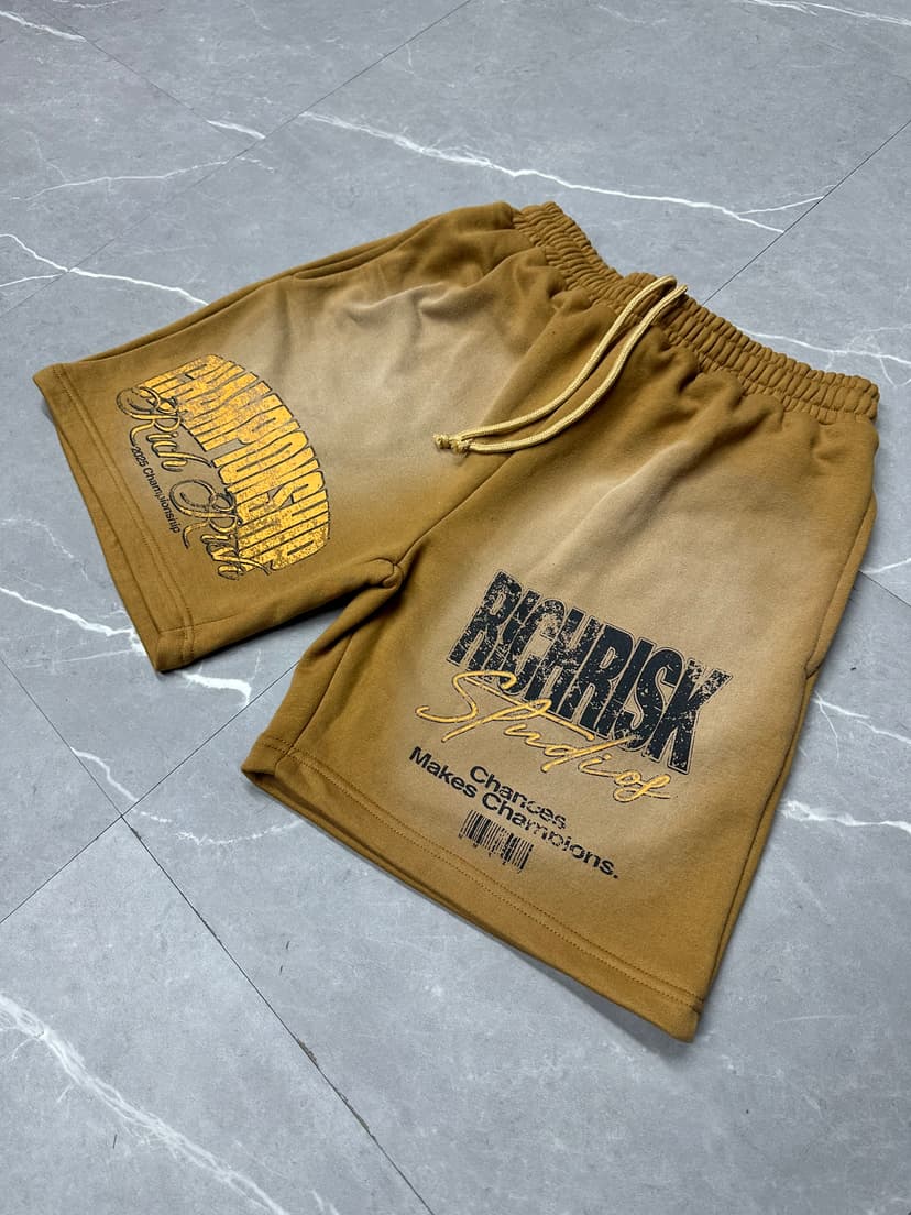 RichRisk Championship Shorts (Mustard)